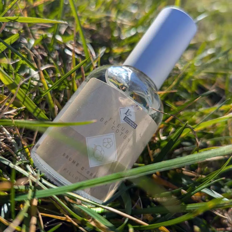 Brume d'oreiller fleur de coton nature
