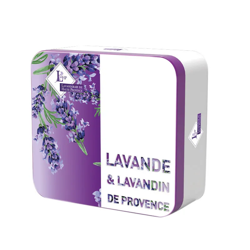 Coffret cadeaux composé d'une bourse lavande, brume d'oreiller et un savon